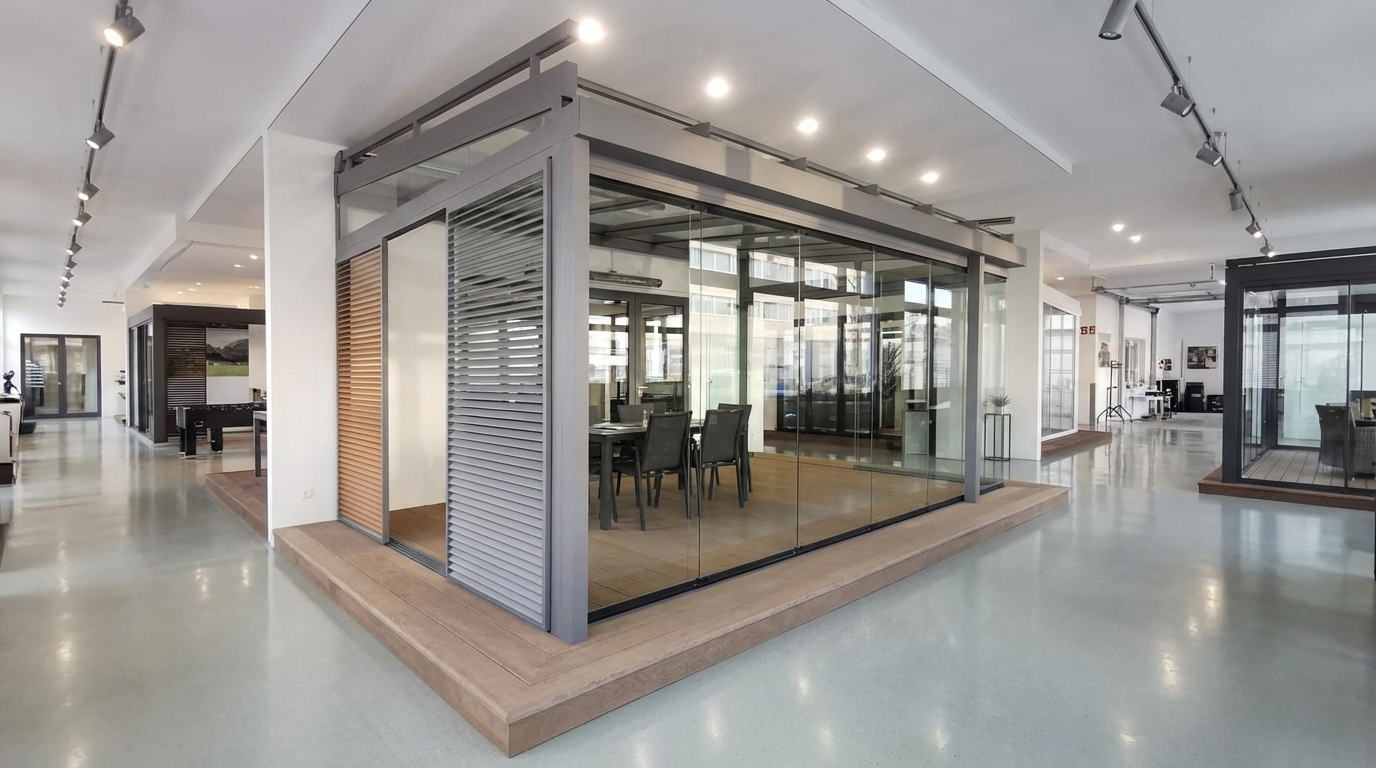 Kaltwintergarten Showroom – HAnRo Montageservice